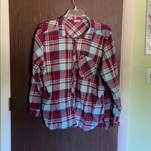 Flannel buttondown